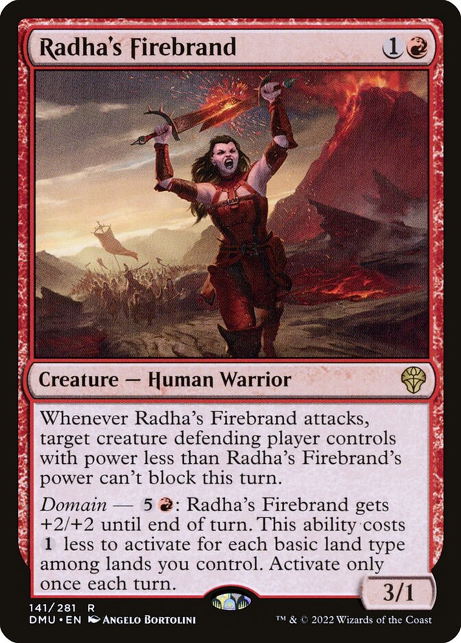 Radha's Firebrand (141) - Dominaria United (DMU)