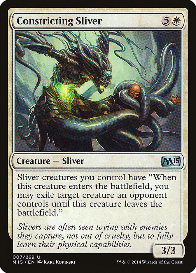 Constricting Sliver (7) - Magic 2015 (M15)