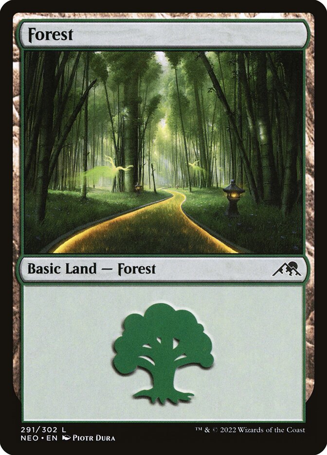 Forest (291) - Kamigawa: Neon Dynasty (NEO)