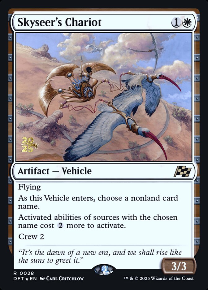 Skyseer's Chariot (28s) - Aetherdrift Promos (PDFT)
