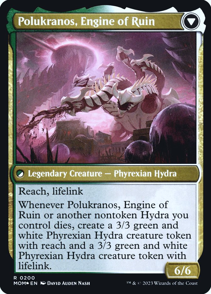 Polukranos Reborn // Polukranos, Engine of Ruin (200s) - March of the Machine Promos (PMOM)