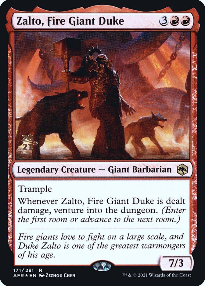 Zalto, Fire Giant Duke (171s) - Adventures in the Forgotten Realms Promos (PAFR)