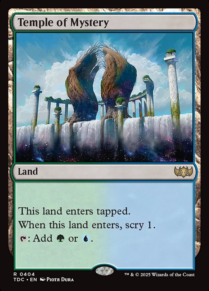Temple of Mystery (404) - Tarkir: Dragonstorm Commander (TDC)
