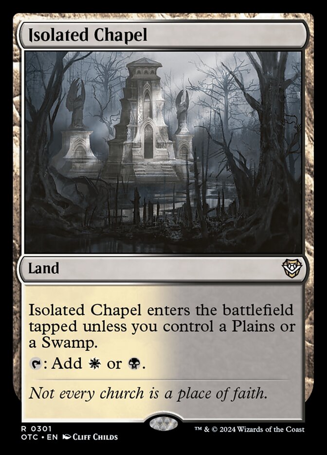 Isolated Chapel (301) - Outlaws of Thunder Junction Commander (OTC)