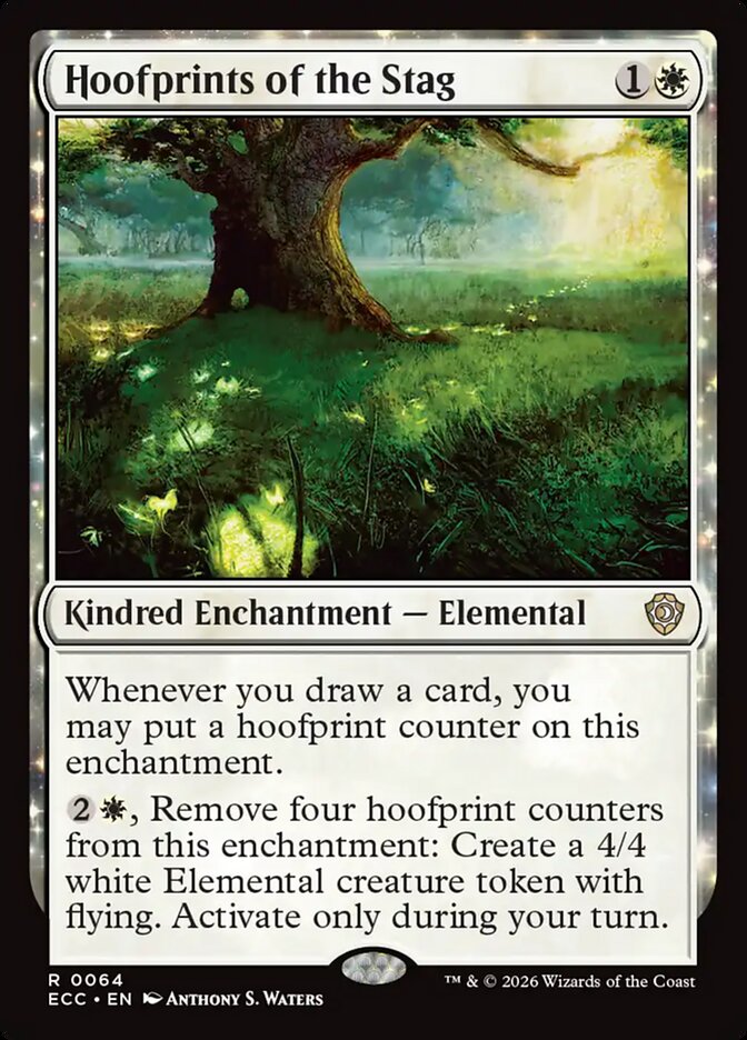 Hoofprints of the Stag (64) - Lorwyn Eclipsed Commander (ECC)