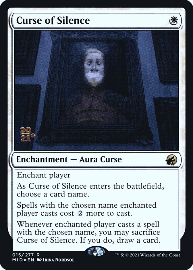 Curse of Silence (15s) - Innistrad: Midnight Hunt Promos (PMID)