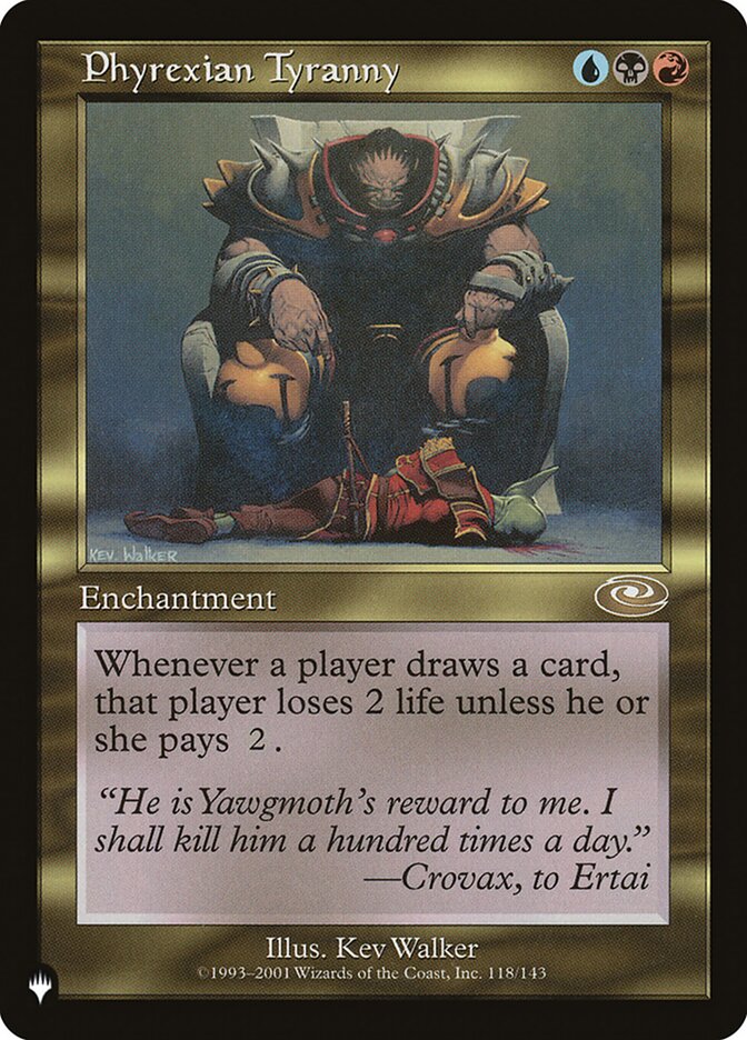 Phyrexian Tyranny (PLS-118) - The List (PLST)