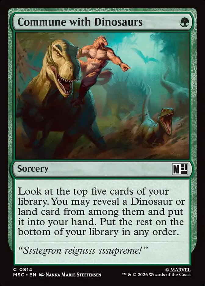 Commune with Dinosaurs (814) - Marvel Super Heroes Commander (MSC)