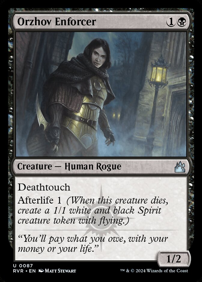 Orzhov Enforcer (87) - Ravnica Remastered (RVR)