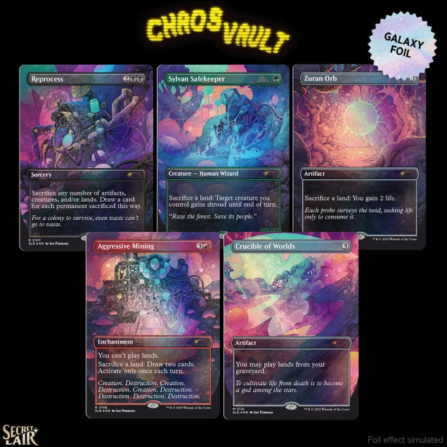 Secret Lair x Chaos Vault Drop: Alien Auroras - Galaxy Foil - Secret Lair Drop Series (SLD)