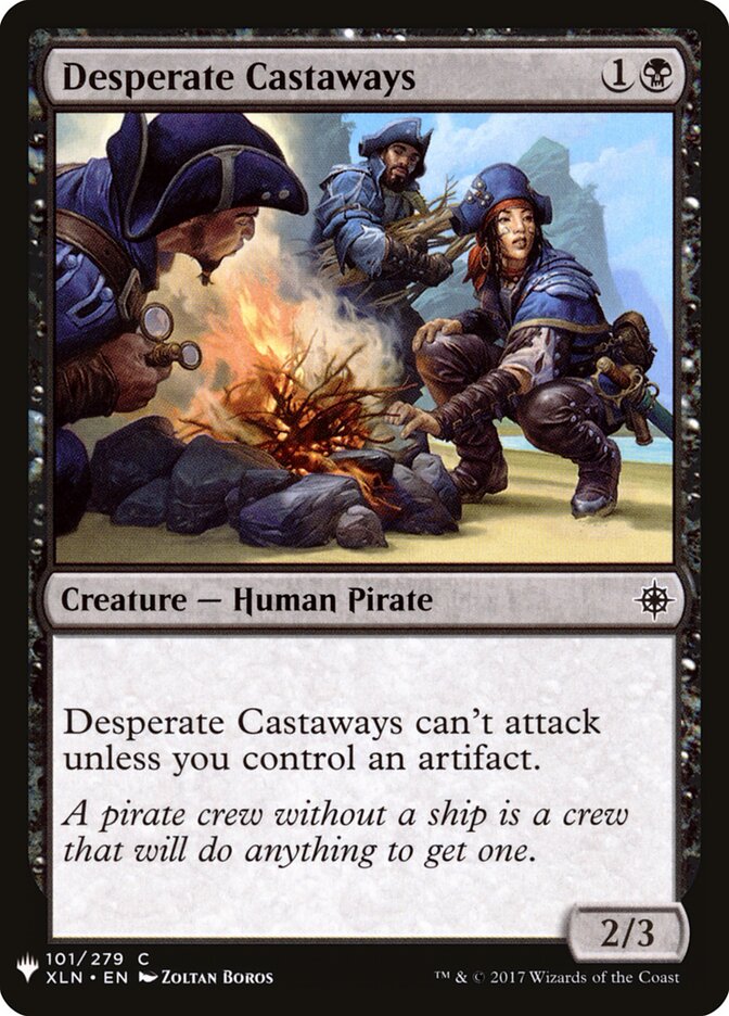 Desperate Castaways (XLN-101) - The List (PLST)