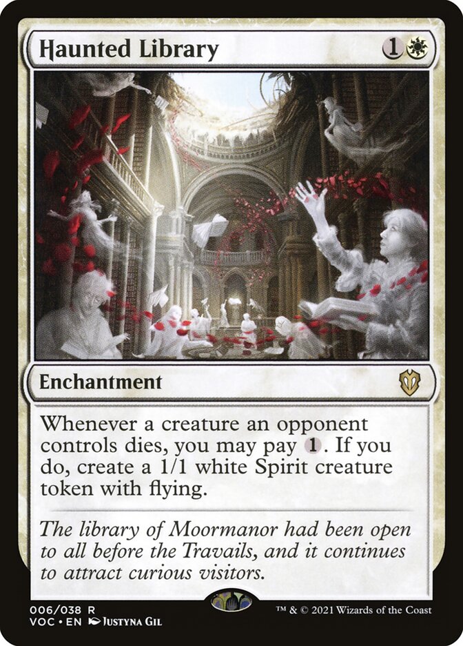 Haunted Library (6) - Crimson Vow Commander (VOC)