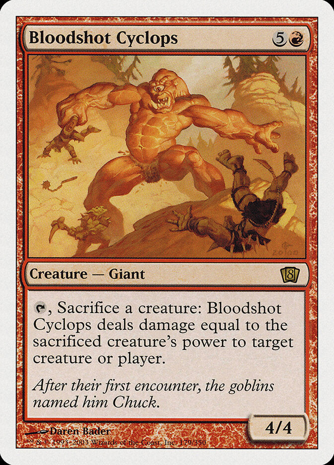 Bloodshot Cyclops (179) - Eighth Edition (8ED)