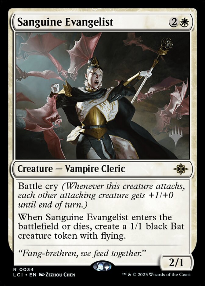 Sanguine Evangelist (34p) - The Lost Caverns of Ixalan Promos (PLCI)