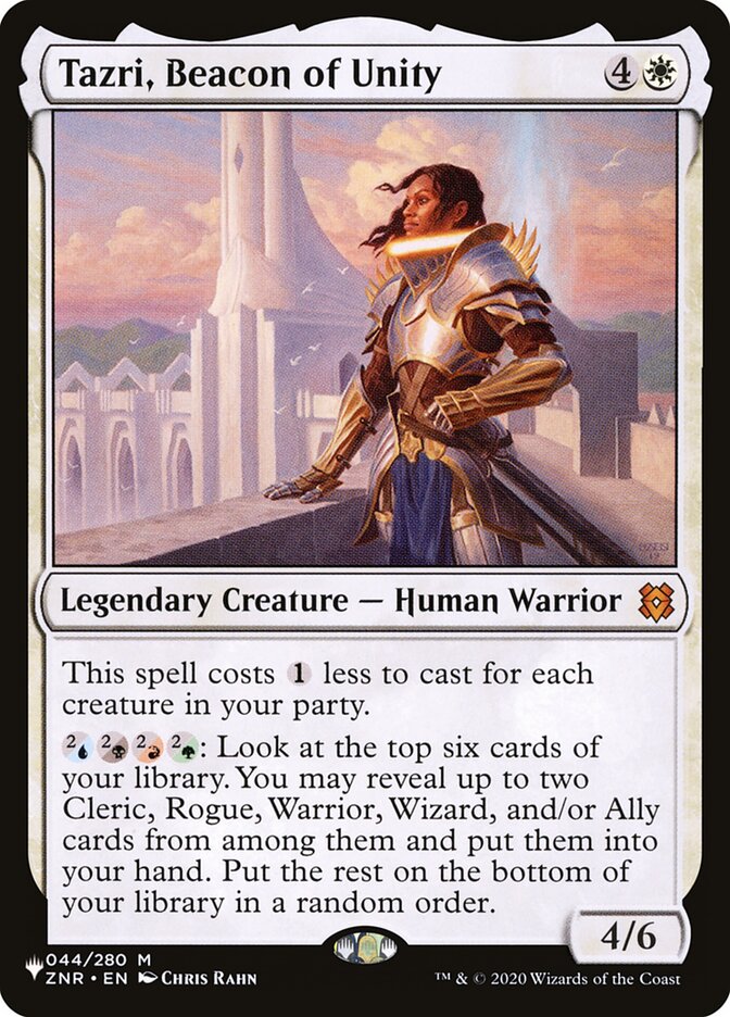 Tazri, Beacon of Unity (ZNR-44) - The List (PLST)