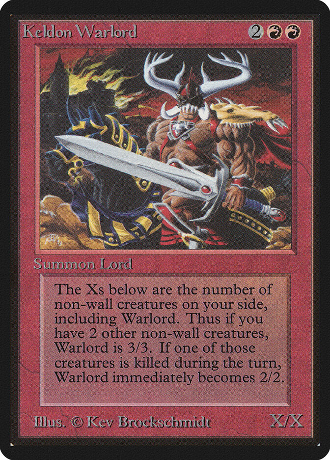 Keldon Warlord (161) - Limited Edition Beta (LEB)
