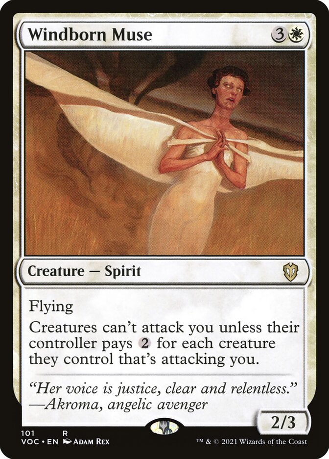 Windborn Muse (101) - Crimson Vow Commander (VOC)