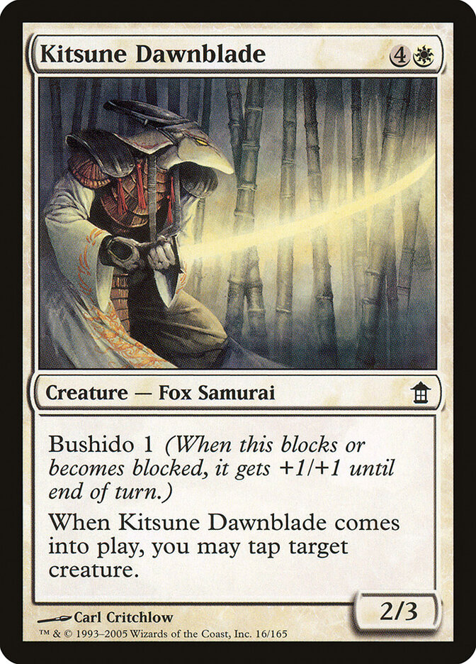 Kitsune Dawnblade (16) - Saviors of Kamigawa (SOK)