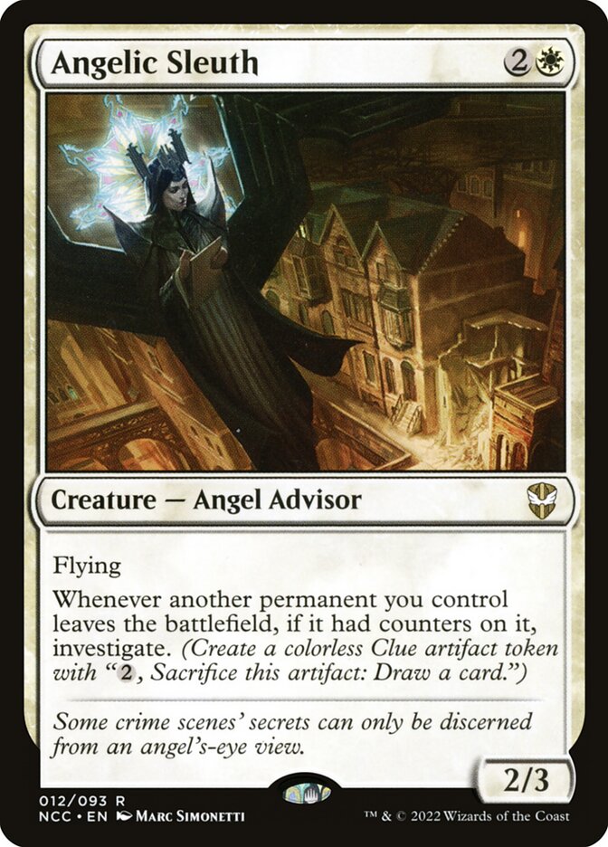 Angelic Sleuth (12) - New Capenna Commander (NCC)