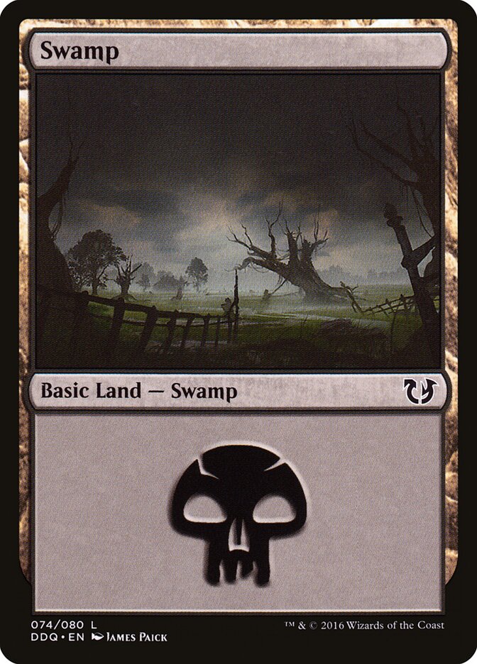 Swamp (74) - Duel Decks: Blessed vs. Cursed (DDQ)