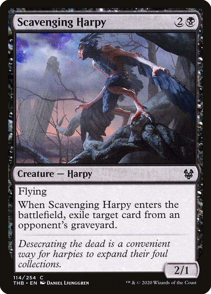 Scavenging Harpy (114) - Theros Beyond Death (THB)