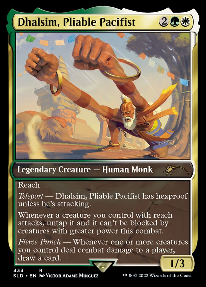 Dhalsim, Pliable Pacifist - Tadeas, Juniper Ascendant (433) - Secret Lair Drop (SLD)