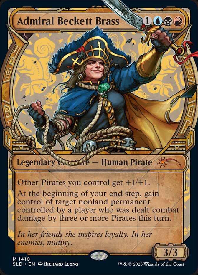Admiral Beckett Brass (1410) - Secret Lair Drop (SLD)