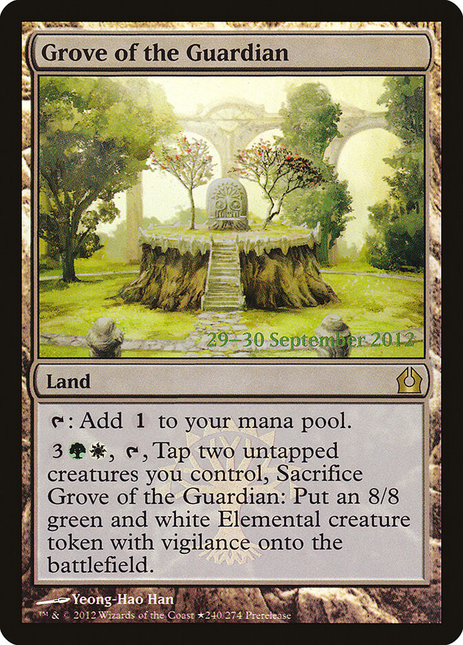 Grove of the Guardian (240★) - Return to Ravnica Promos (PRTR)