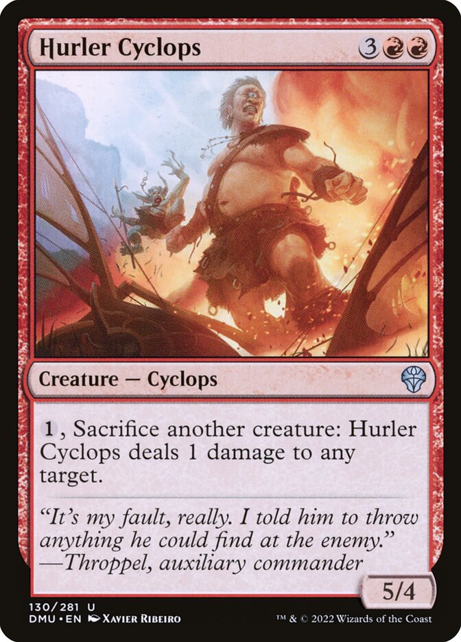 Hurler Cyclops (130) - Dominaria United (DMU)