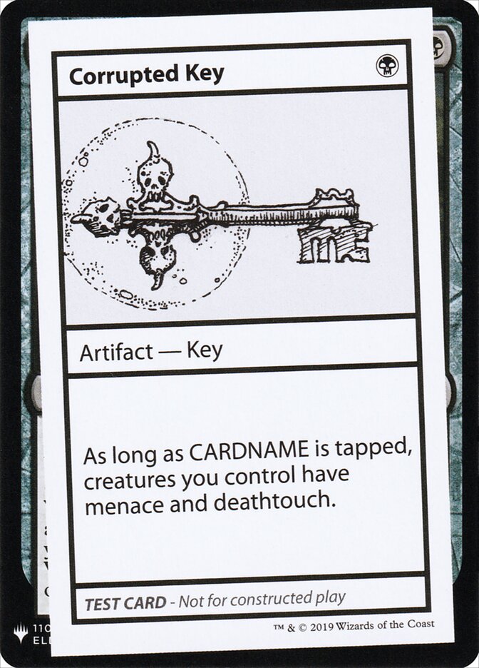 Corrupted Key (39) - Mystery Booster Playtest Cards 2019 (CMB1)