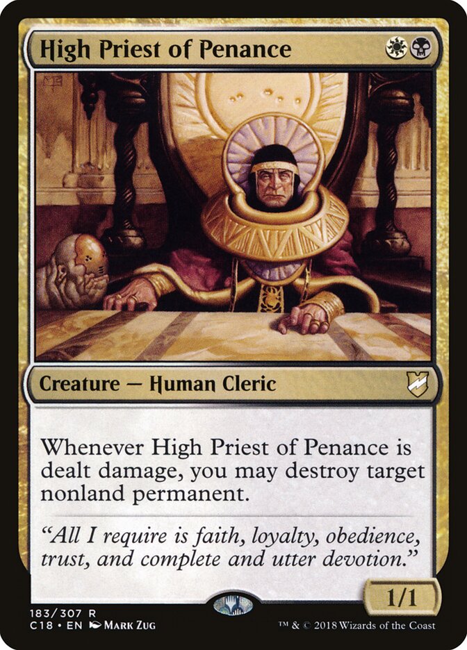High Priest of Penance (183) - Commander 2018 (C18)