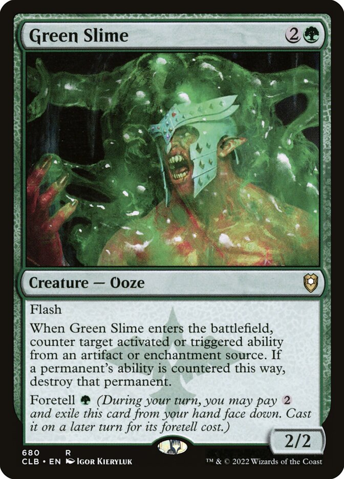 Green Slime (680) - Commander Legends: Battle for Baldur's Gate (CLB)