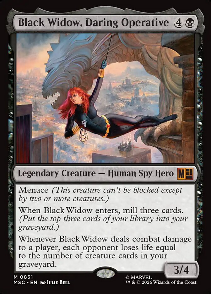 Black Widow, Daring Operative (831) - Marvel Super Heroes Commander (MSC)