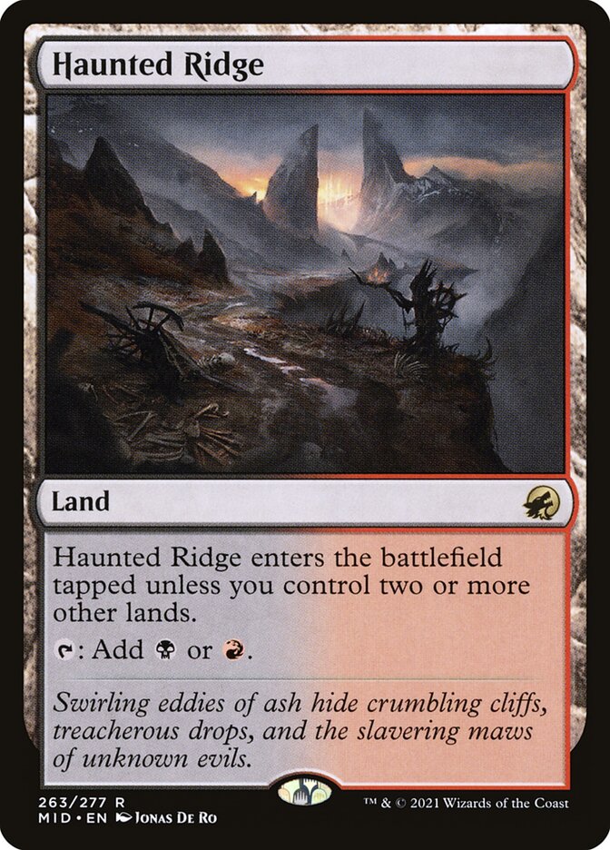 Haunted Ridge (263) - Innistrad: Midnight Hunt (MID)