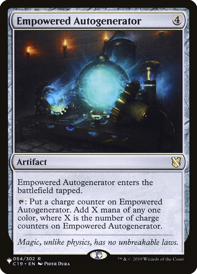 Empowered Autogenerator (C19-54) - The List (PLST)