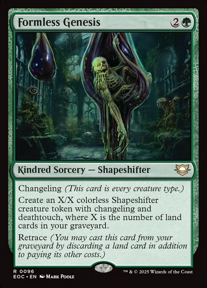 Formless Genesis (96) - Edge of Eternities Commander (EOC)