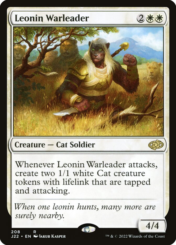 Leonin Warleader (208) - Jumpstart 2022 (J22)