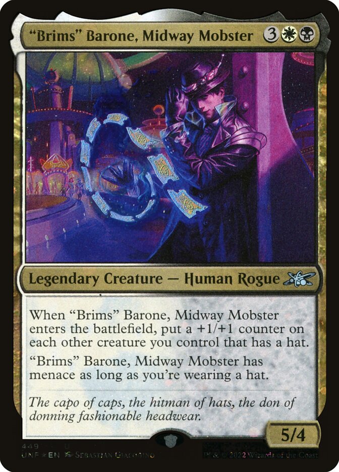 "Brims" Barone, Midway Mobster (449) - Unfinity (UNF)