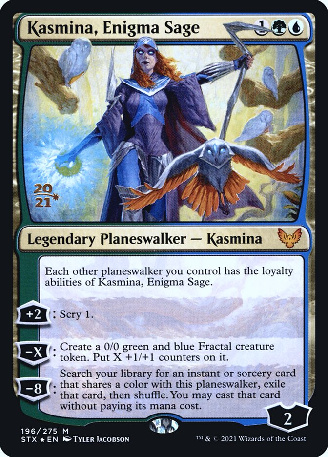 Kasmina, Enigma Sage (196s) - Strixhaven: School of Mages Promos (PSTX)