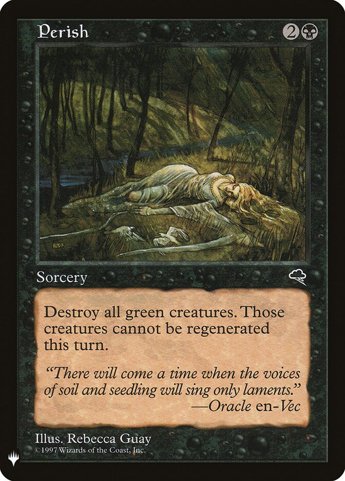 Perish (TMP-147) - The List (PLST)