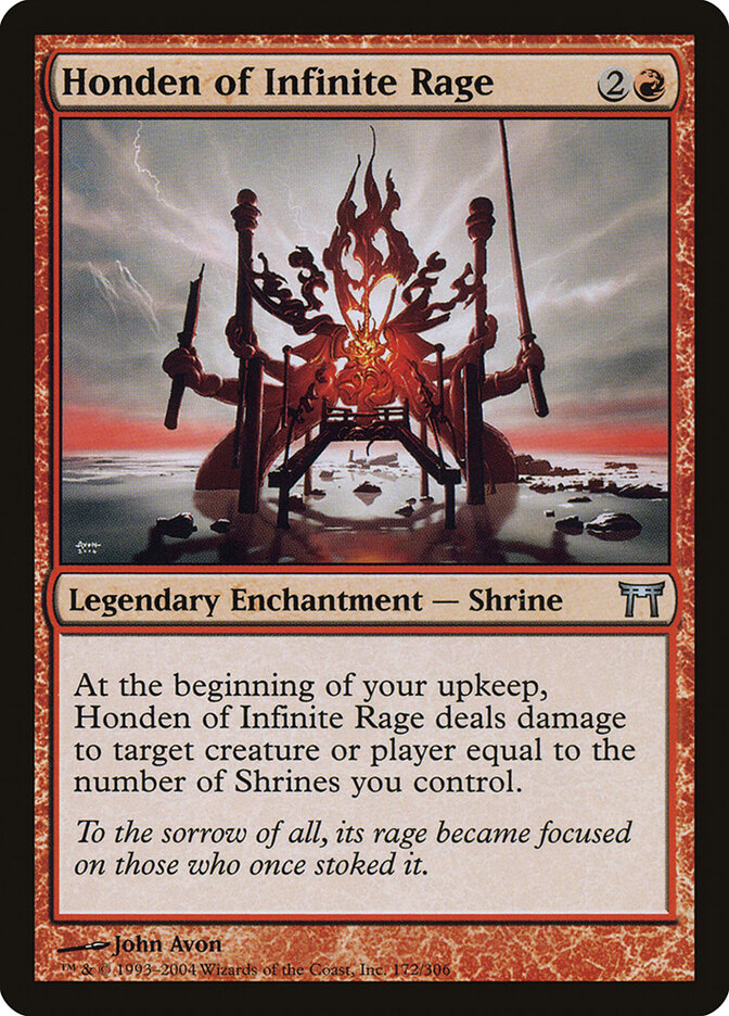 Honden of Infinite Rage (172) - Champions of Kamigawa (CHK)