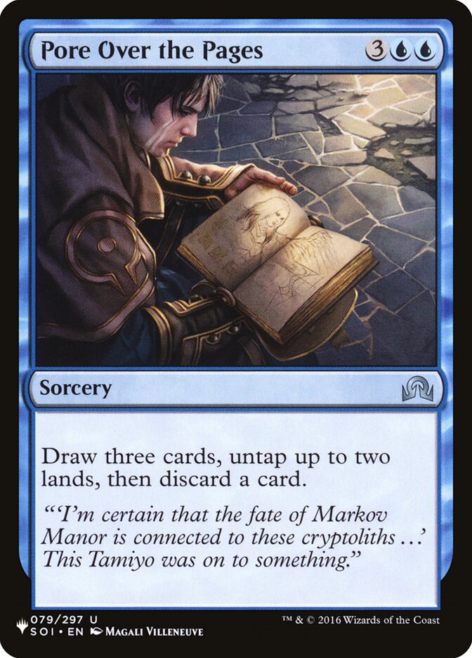 Pore Over the Pages (SOI-79) - The List (PLST)