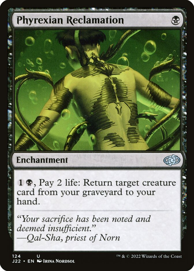 Phyrexian Reclamation (124) - Jumpstart 2022 (J22)