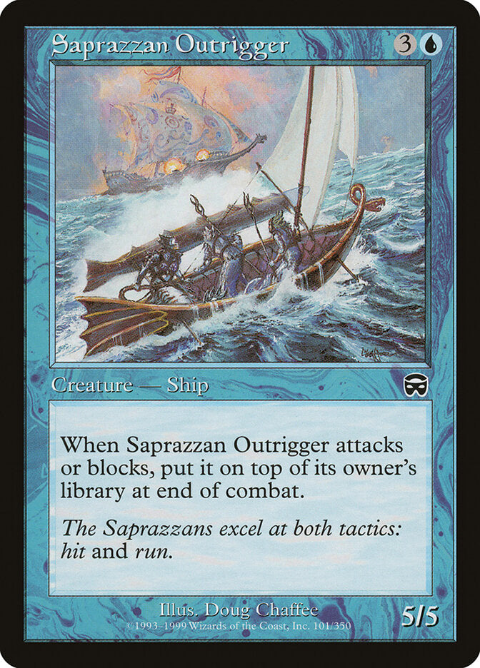 Saprazzan Outrigger (101) - Mercadian Masques (MMQ)