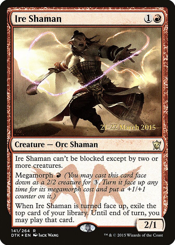 Ire Shaman (141s) - Dragons of Tarkir Promos (PDTK)