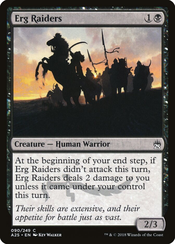 Erg Raiders (90) - Masters 25 (A25)