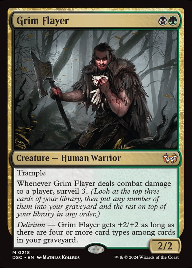 Grim Flayer (218) - Duskmourn: House of Horror Commander (DSC)
