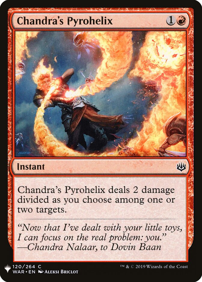 Chandra's Pyrohelix (WAR-120) - The List (PLST)