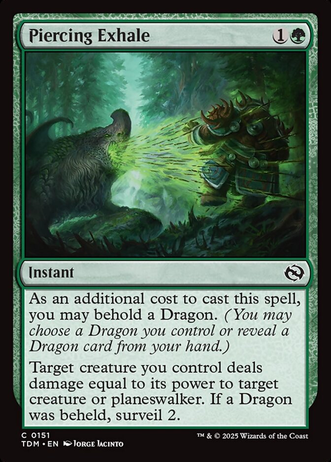 Piercing Exhale (151) - Tarkir: Dragonstorm (TDM)