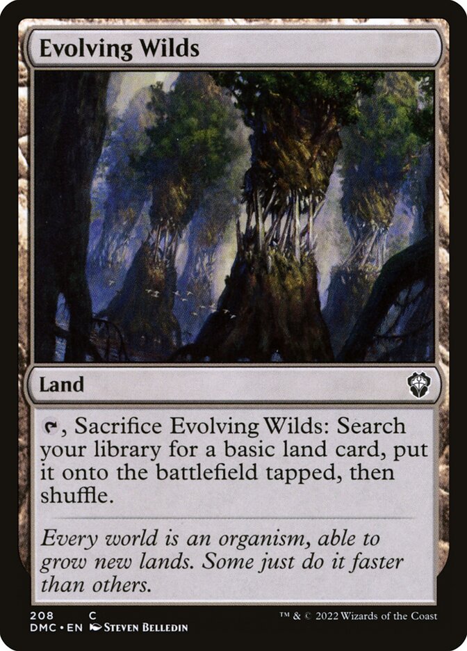 Evolving Wilds (208) - Dominaria United Commander (DMC)